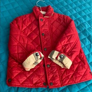 Burberry red jacket